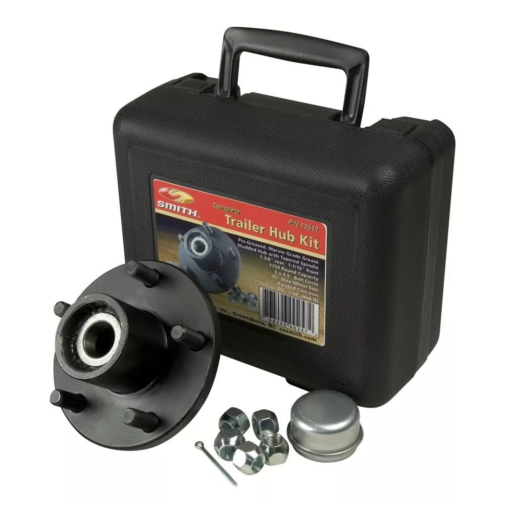 C.E. Smith Trailer Hub Kit Package 1-1/16″ Stud 5 x 4-1/2 [13311]