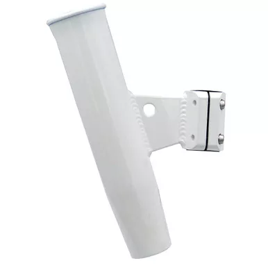 C.E. Smith White Aluminum Vertical Rod Holder
