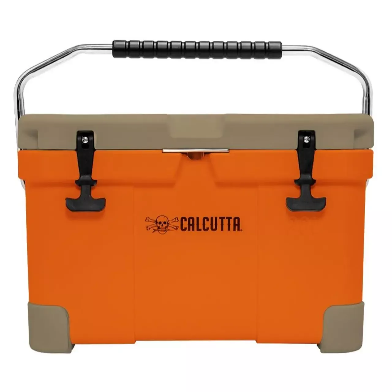 Calcutta Renegade 20 Liter Orange/Tan Cooler with Drain Plug Light