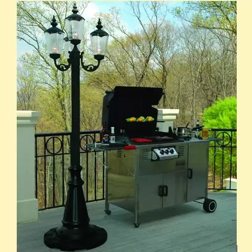 Cambridge Park Style Patio Lamp - Black