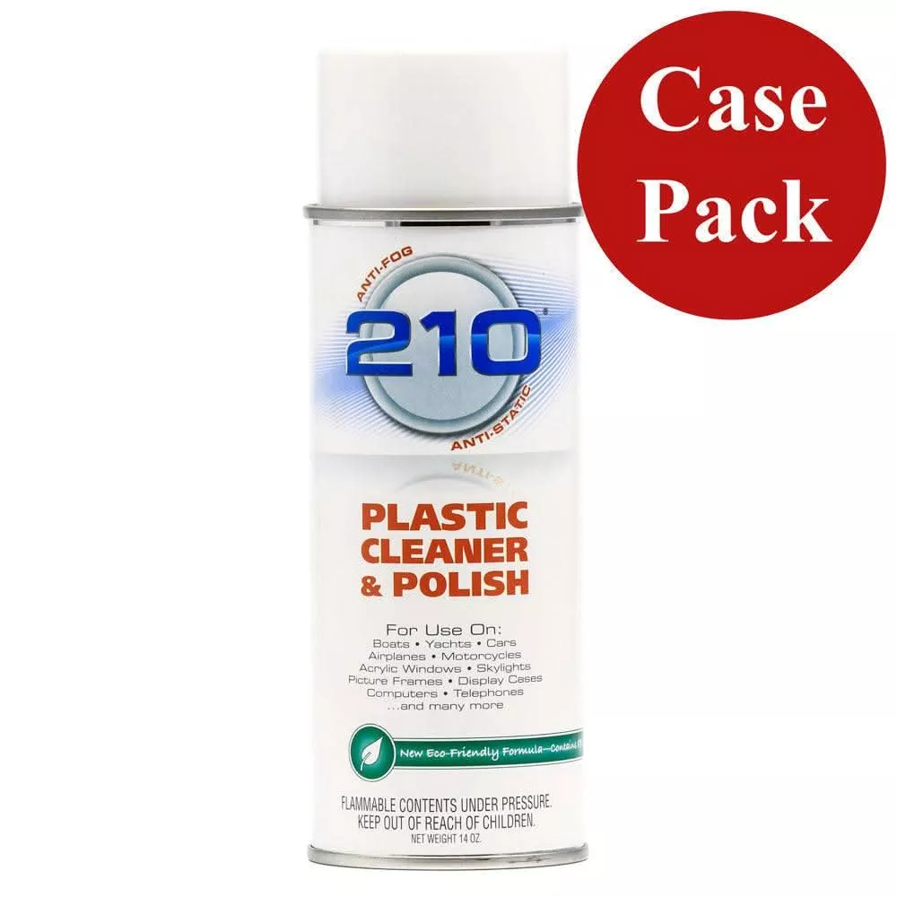 Camco 210 Plastic Cleaner Polish - 14oz Spray - Case of 12 - 40934CASE
