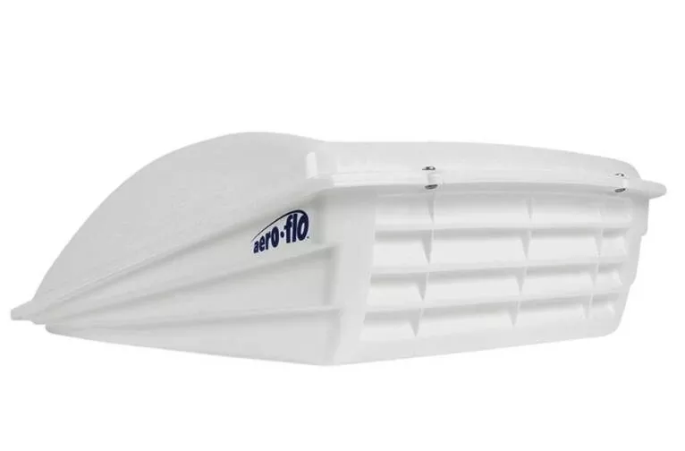 Camco Aero-flo 22.5" x 9" x 2" White Roof Vent Cover• 40421