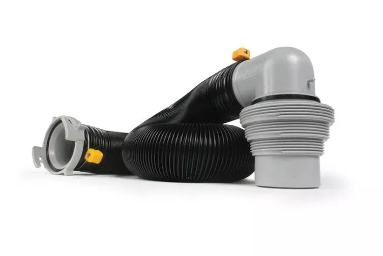 Camco Easy Slip 10' Black Sewer Hose• 39551
