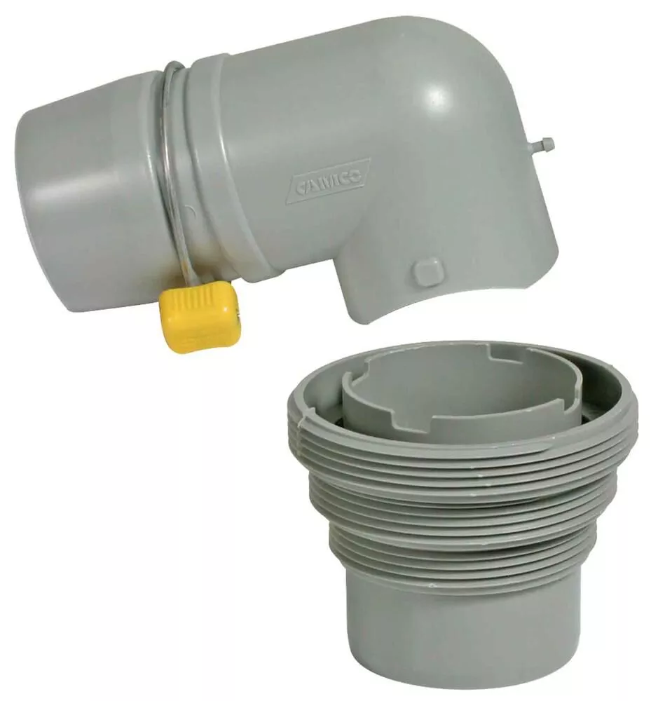 Camco Easy Slip 4-in-1 Sewer Adapter with Elbow