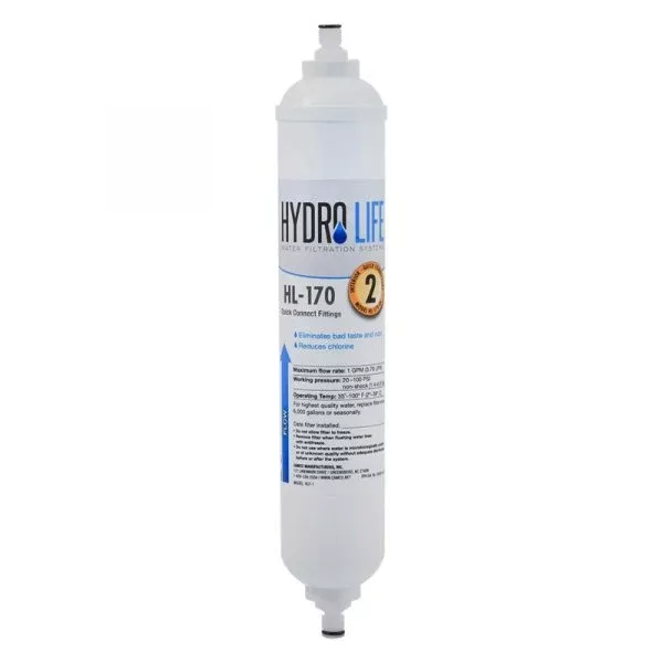 Camco HL 170 – QC KDF/GAC 1 GPM Water Filter• 52101