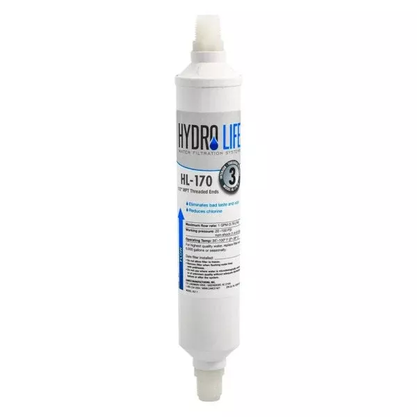 Camco HL 170 – TF KDF/GAC 1 GPM Water Filter• 52117