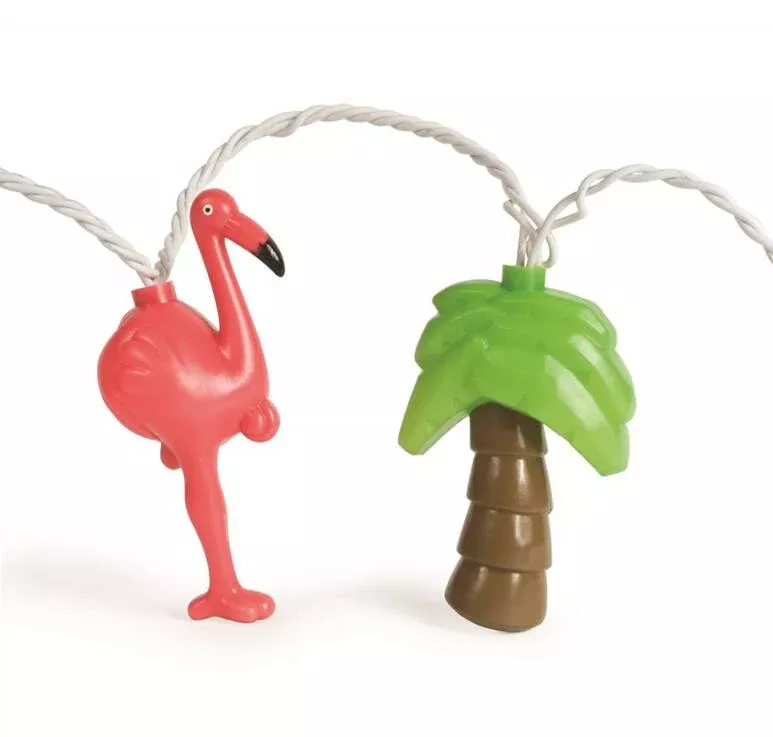 Camco Party Lights - Flamingos and Palm Trees• 42662