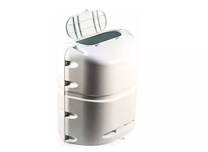Camco Polypropylene Cover for Single 20 lbs Tanks White• 40564