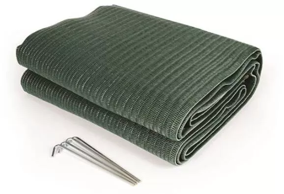 Camco Reversible Awning Mat - 6' x 9' Green• 42880