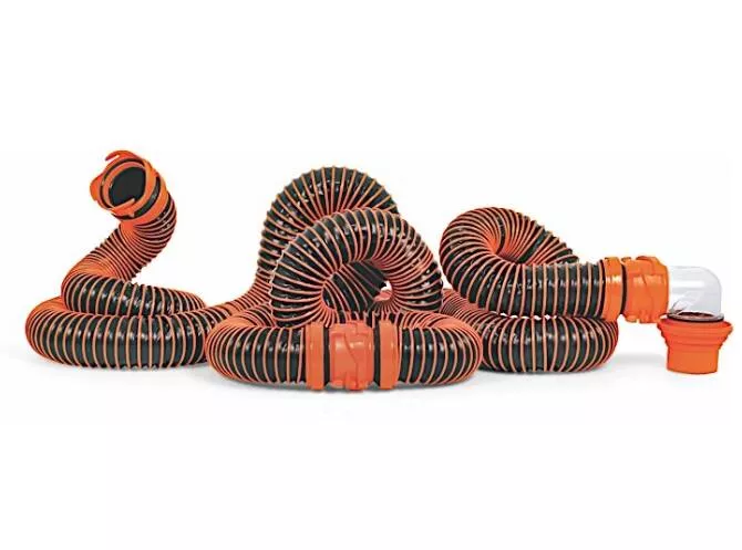 Camco RhinoEXTREME 20' Black Sewer Hose Kit• 39867