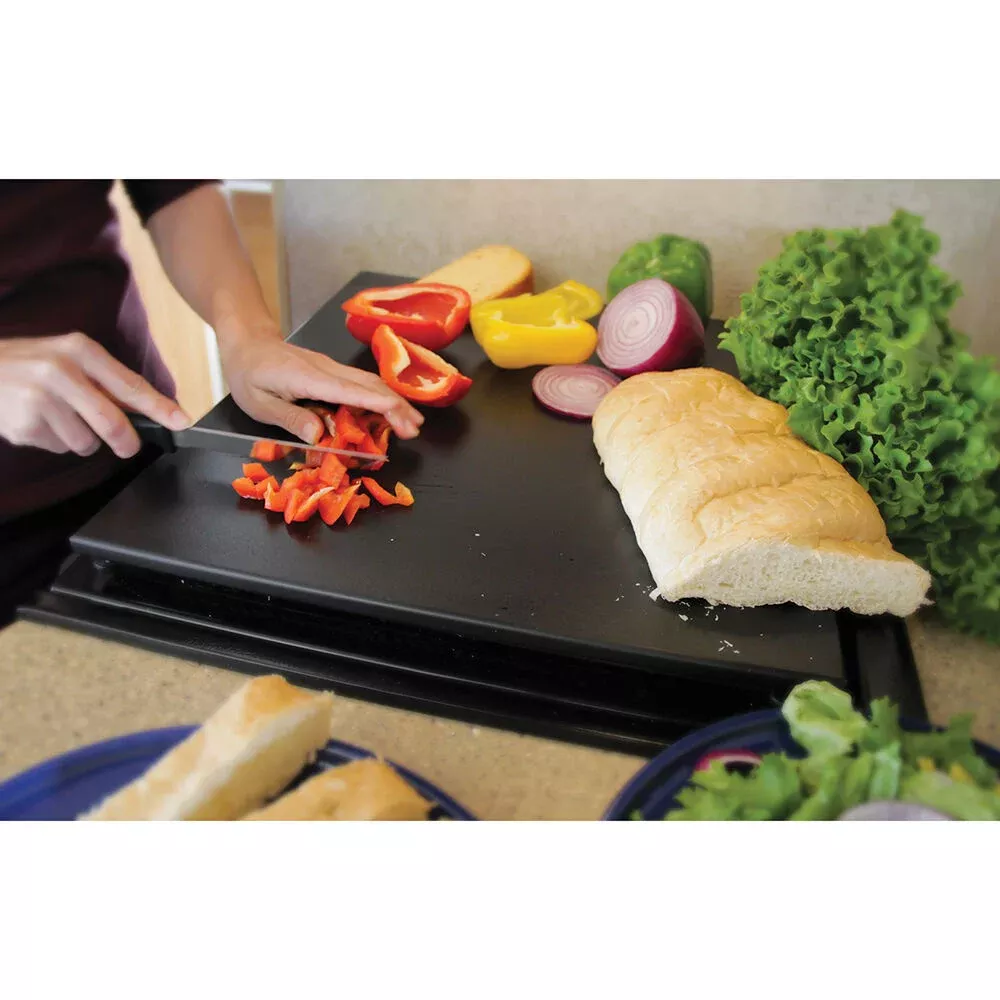 Camco RV Decor Mate Stove Topper, Black