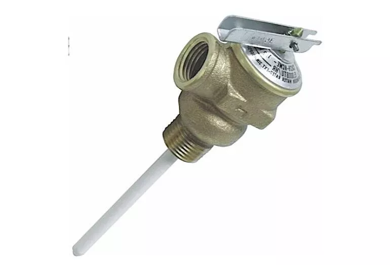 Camco T&P Valve 1/2" With 4" Probe Coated, 150psi• 10423