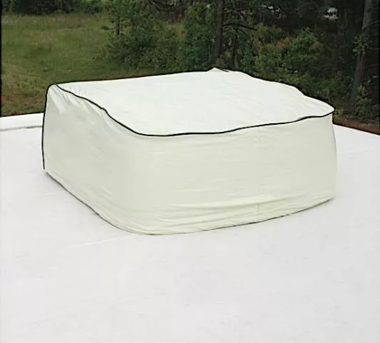 Camco Vinyl Air Conditioner Cover For Dometic and Brisk Air Models Colonial White• 45398