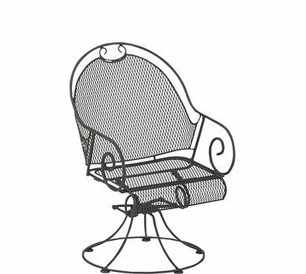 Cantebury Wrought Iron Swivel Rocker