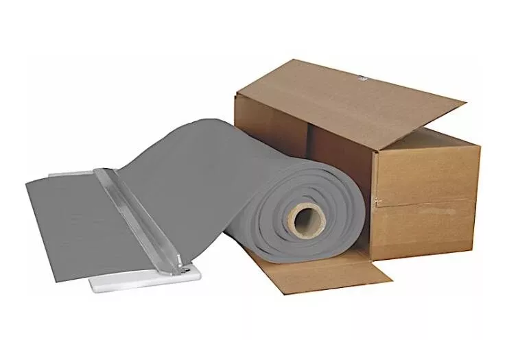 Carefree Cut-To-Fit Solid Gray Slide-Out Replacement RV Awning Fabric• JF000C