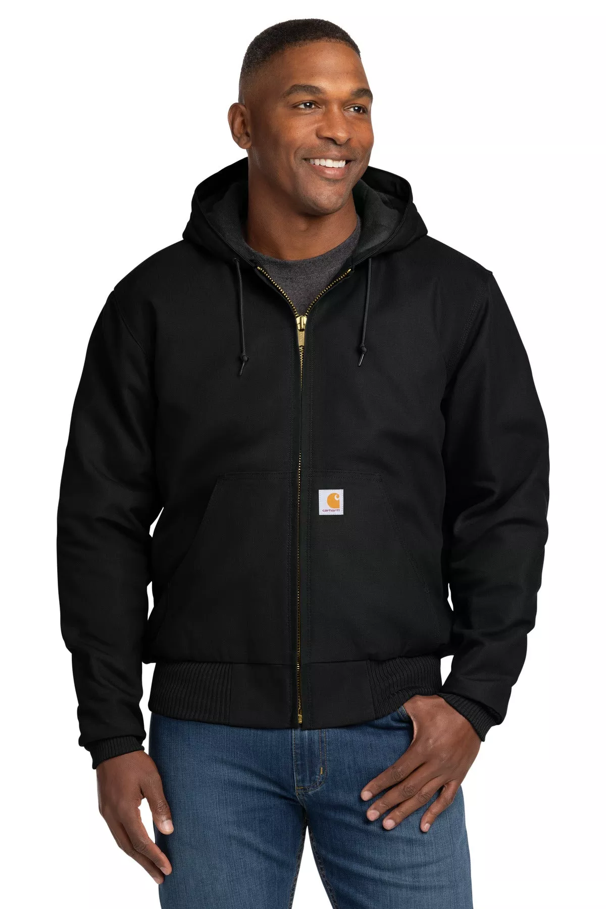 Carhartt Men’sQuilted-Flanne-Lined Duck Active Jac