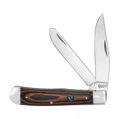 Cattleman's Cowhand Brown G10 Trapper Pocket Knife