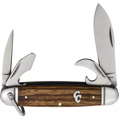 Cattleman's Sagebrush Zebrawood Trail Scout Knife