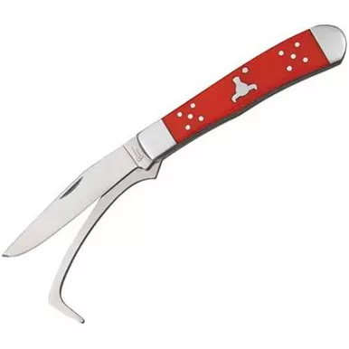 Cattlemans Cutlery Farriers Companion Red Handle Knife