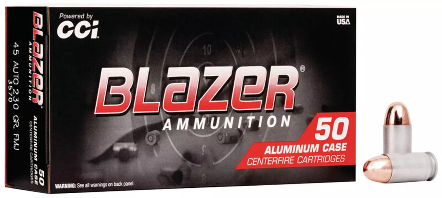 CCI Blazer .45 ACP 230 Gr. 845 fps Full Metal Jacket 50/Box