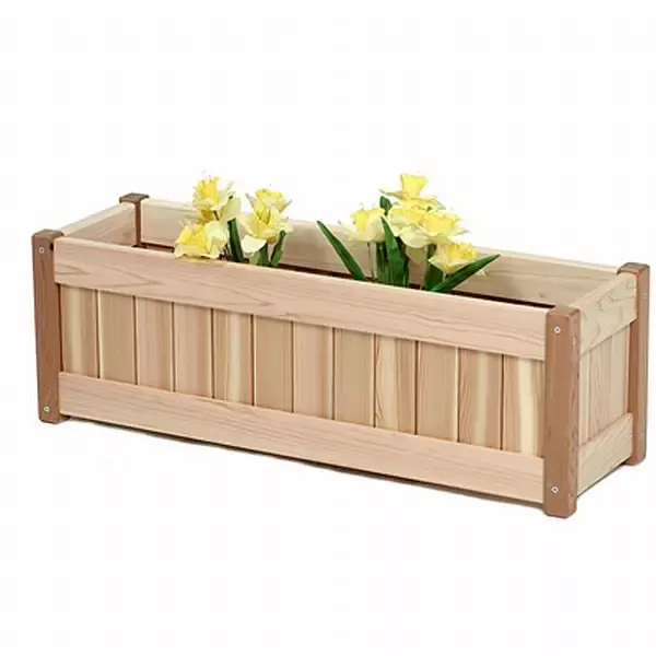 Cedar Planter Box - 32in x 11in x 12in H
