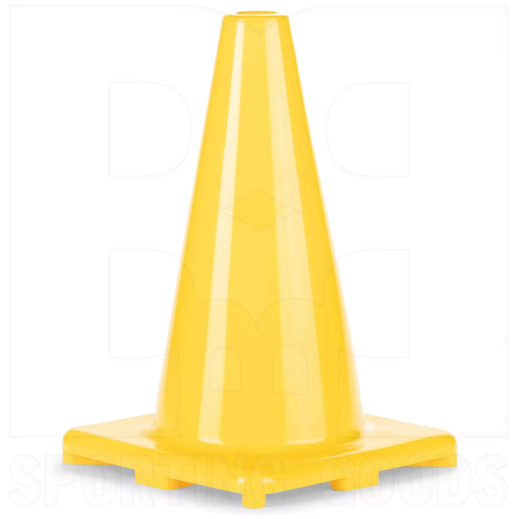 Champion 12 Inch High Visibility Flexible Vinyl Cone Yellow