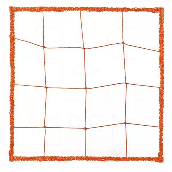 Champion 2.5 mm Official Size Soccer Net Orange