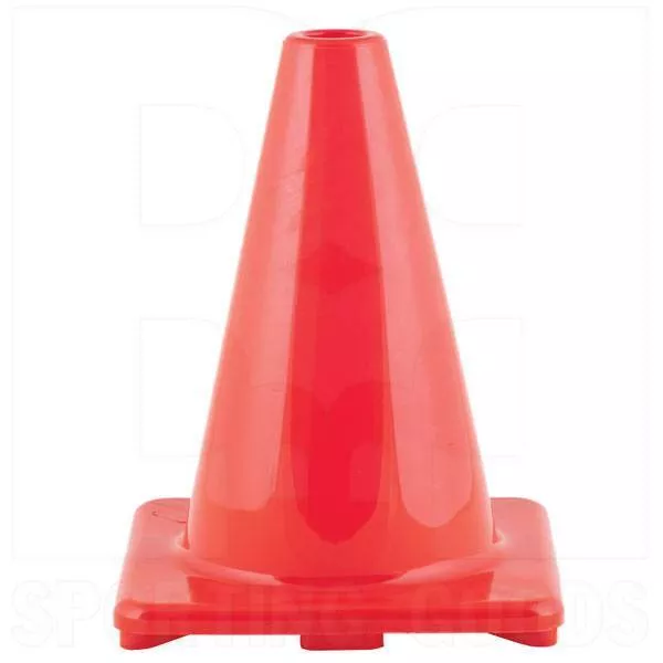 Champion 6 Inch High Visibility Flexible Vinyl Cone Orange