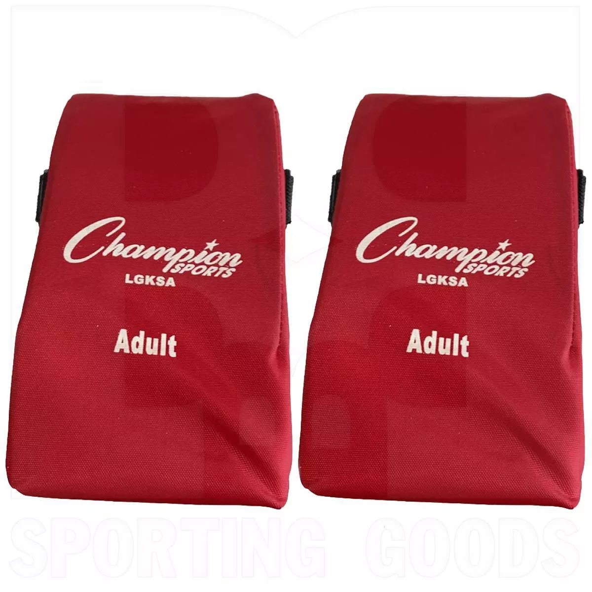 Champion Adult Catcher's Knee Support Scarlet Pair