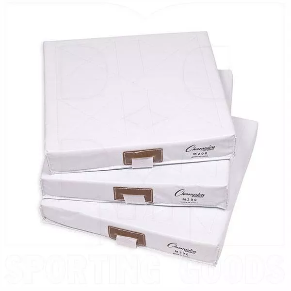 Champion Foam Filled Quilted Cover Baseball Bases 14" x 14" x 2"