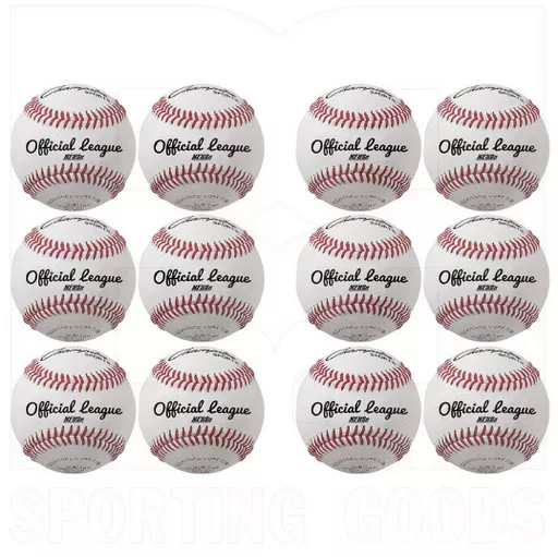 Champion Official League Cowhide Leather Baseball Dozen