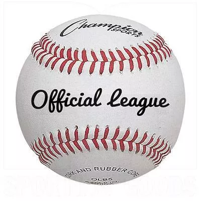 Champion OLB5 Official League Full Grain Cowhide Leather Baseball 9" Dozen