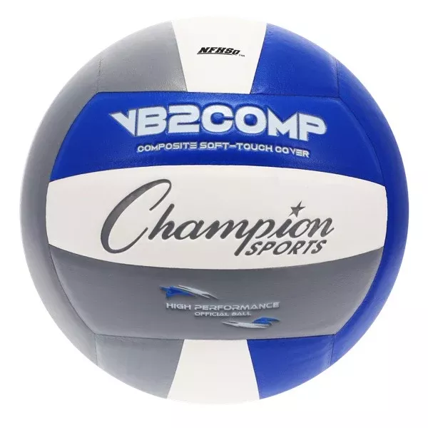 Champion Sports Composite Volleyball Gray/Blue/White