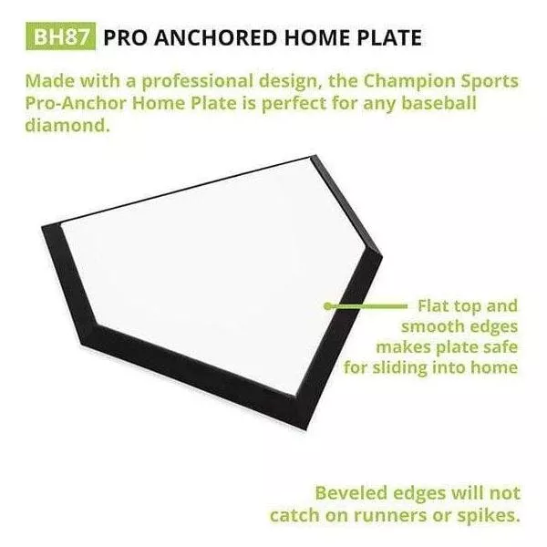 Champion Sports Pro-Anchor Home Plate BH87