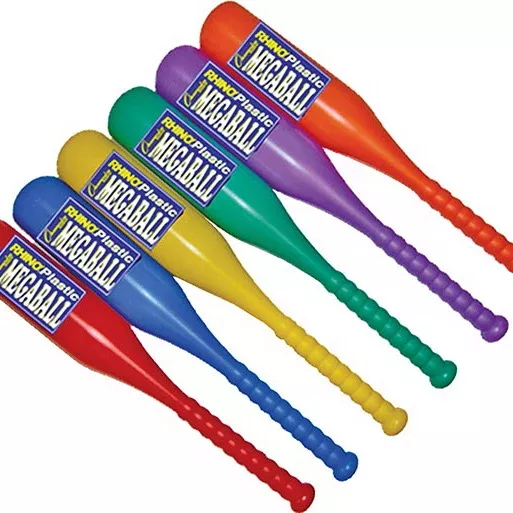 Champion Sports Rhino Mega Ball Plastic Bat Set