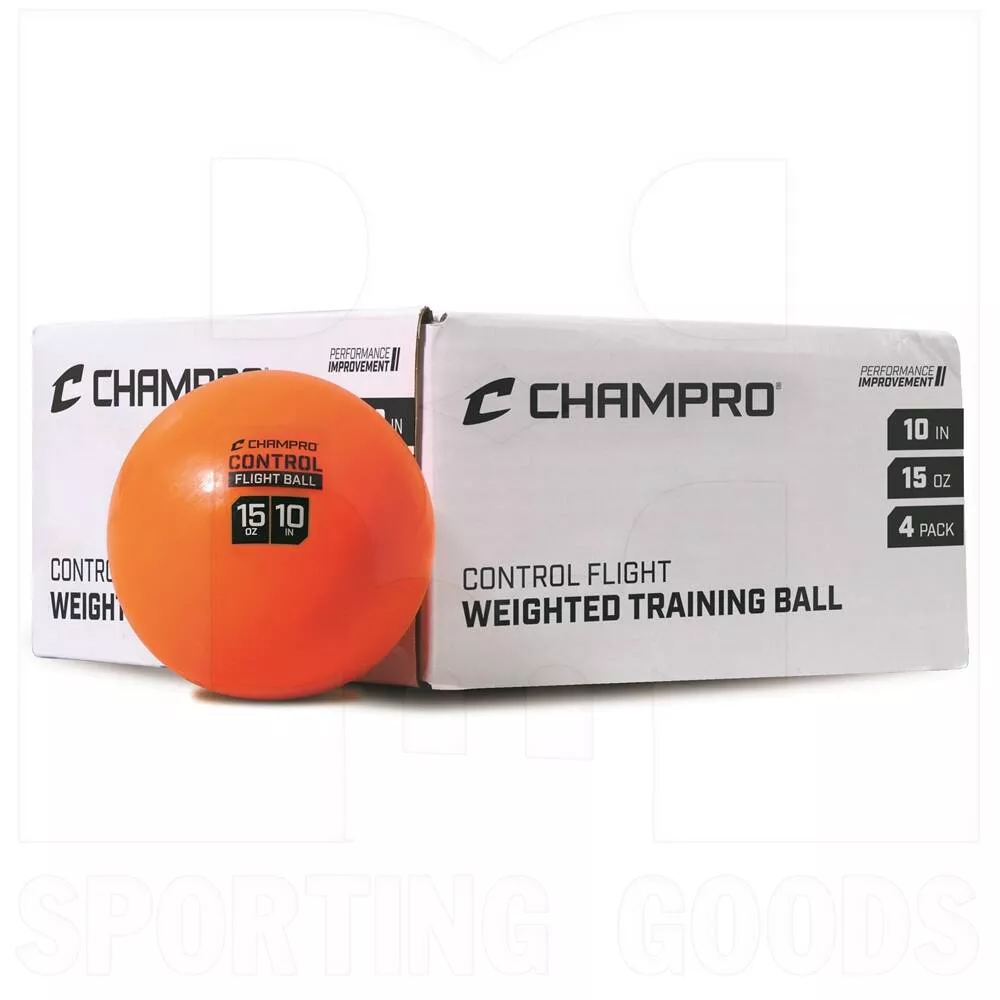 Champro 10" Control Flight Softball 15oz 4 Pack