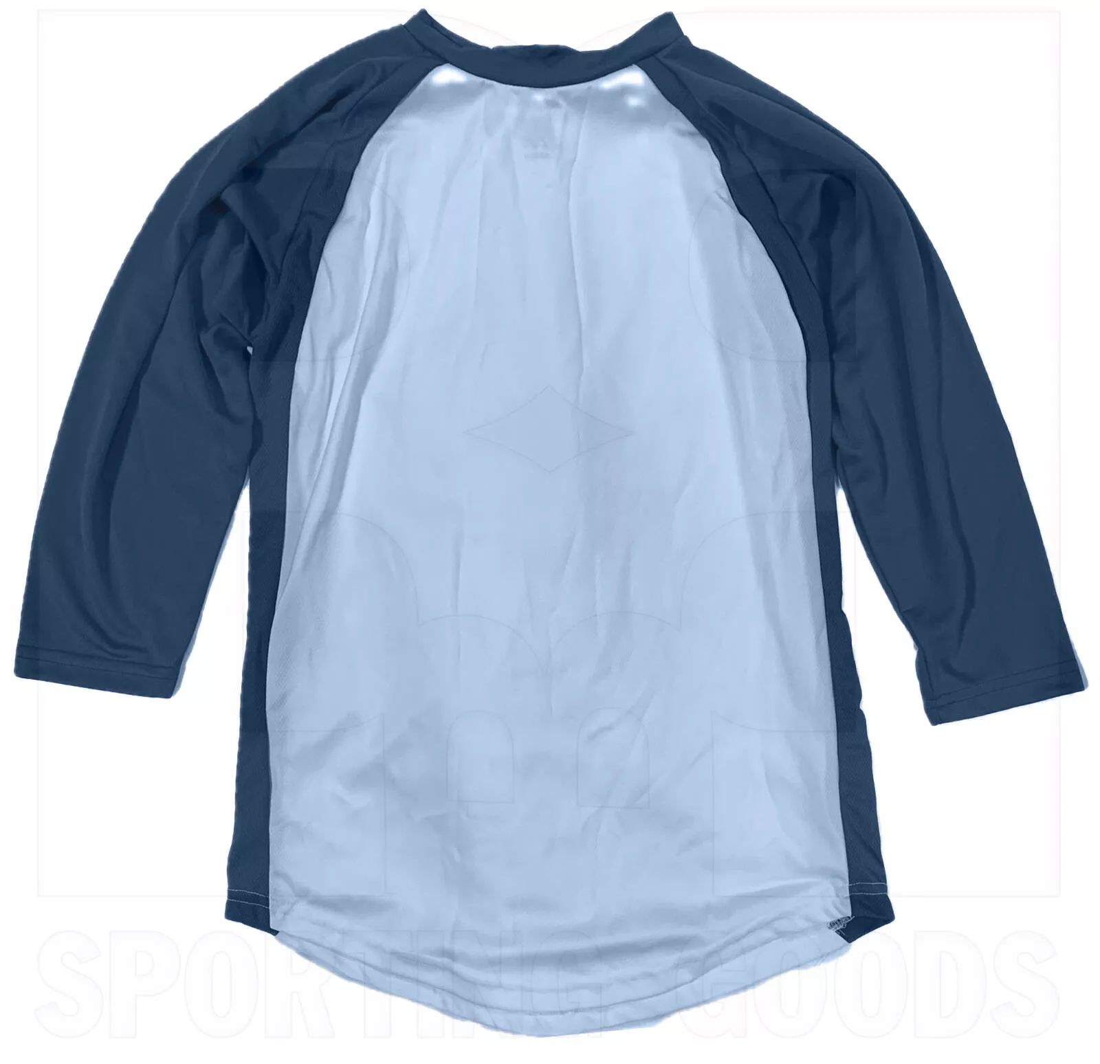 Champro 3/4 Sleeve Shirt White/Navy Blue