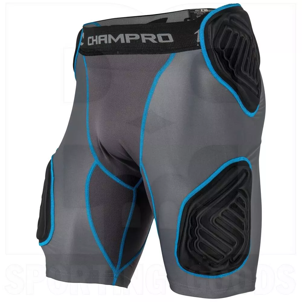 Champro Bull Rush 5-Pad Integrated Girdle Black
