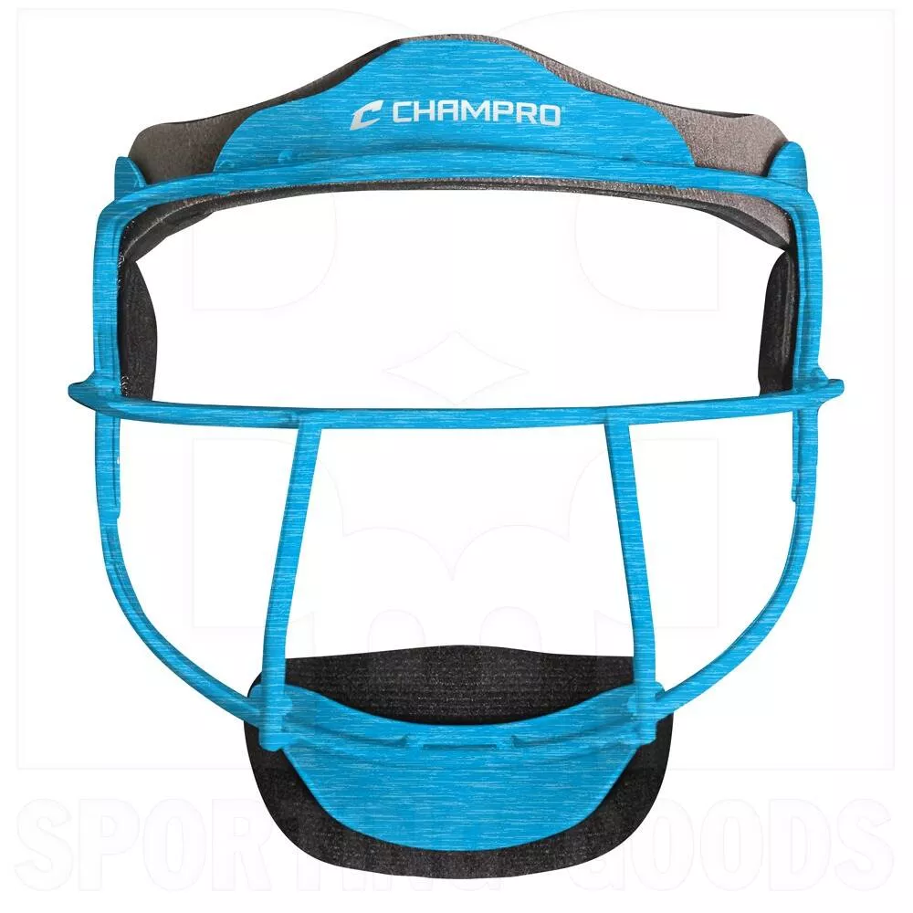 Champro The Grill - Defensive Fielder's Facemask HEATHER OPTIC BLUE ADULT MASK