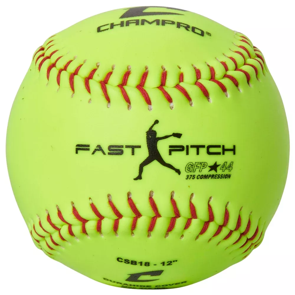 Champro One Dozen 2″ Fast Pitch Durahide Cover Softballs