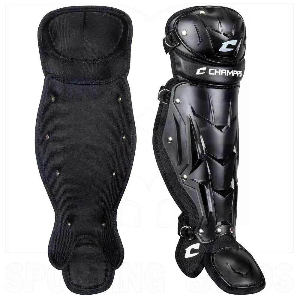 Champro Optimus MVP Single Knee Leg Guard 12" Black