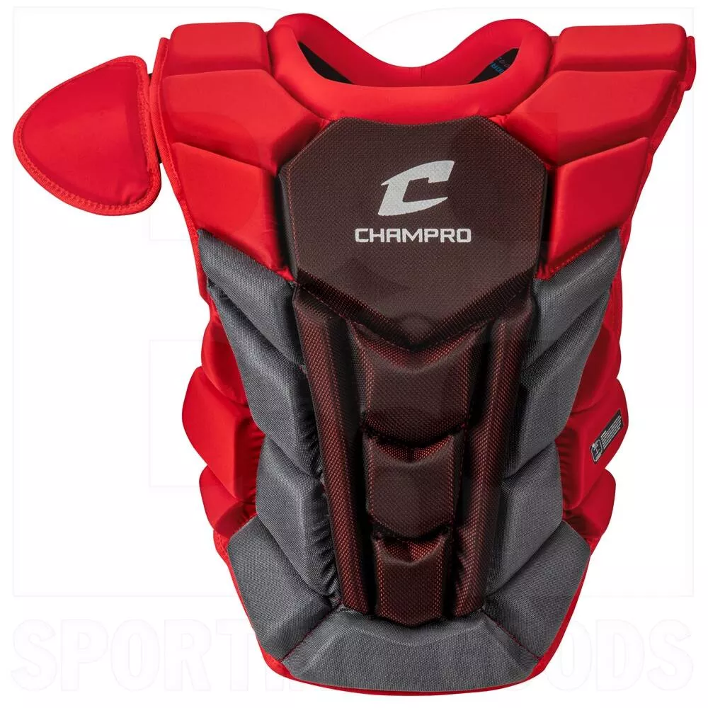 Champro Optimus Pro Plus Chest Protector 14" Scarlet