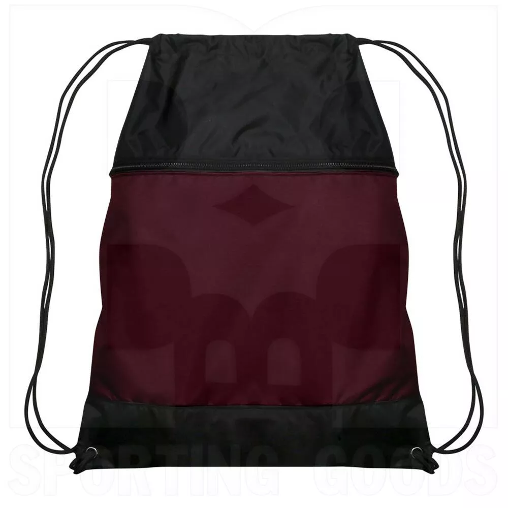 Champro Polyester Drawstring Sackpack Maroon