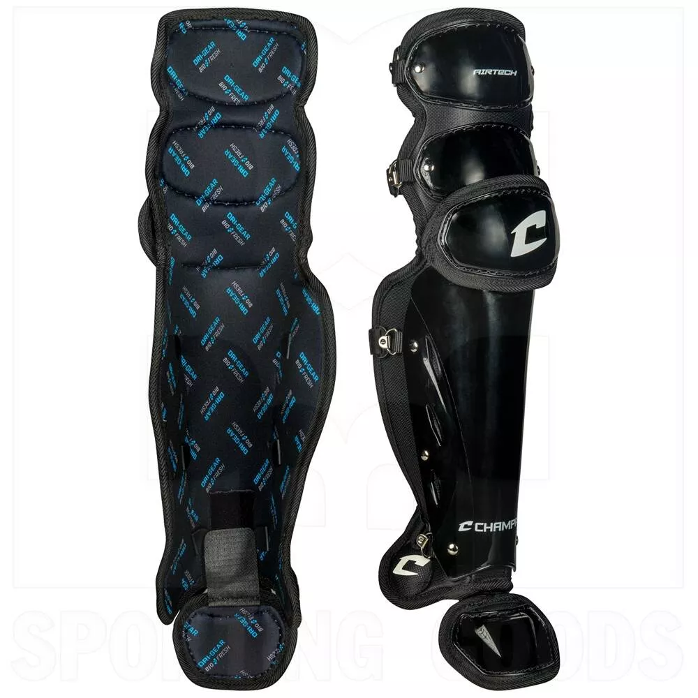 Champro Pro Plus Umpire Leg Guard 17" Black