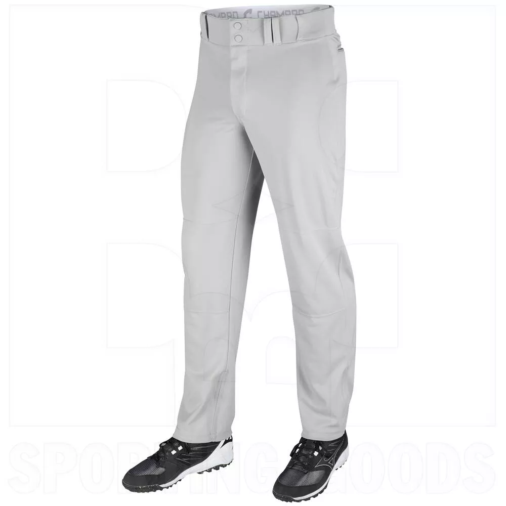 Champro Triple Crown Open-Bottom Baseball Pant Grey