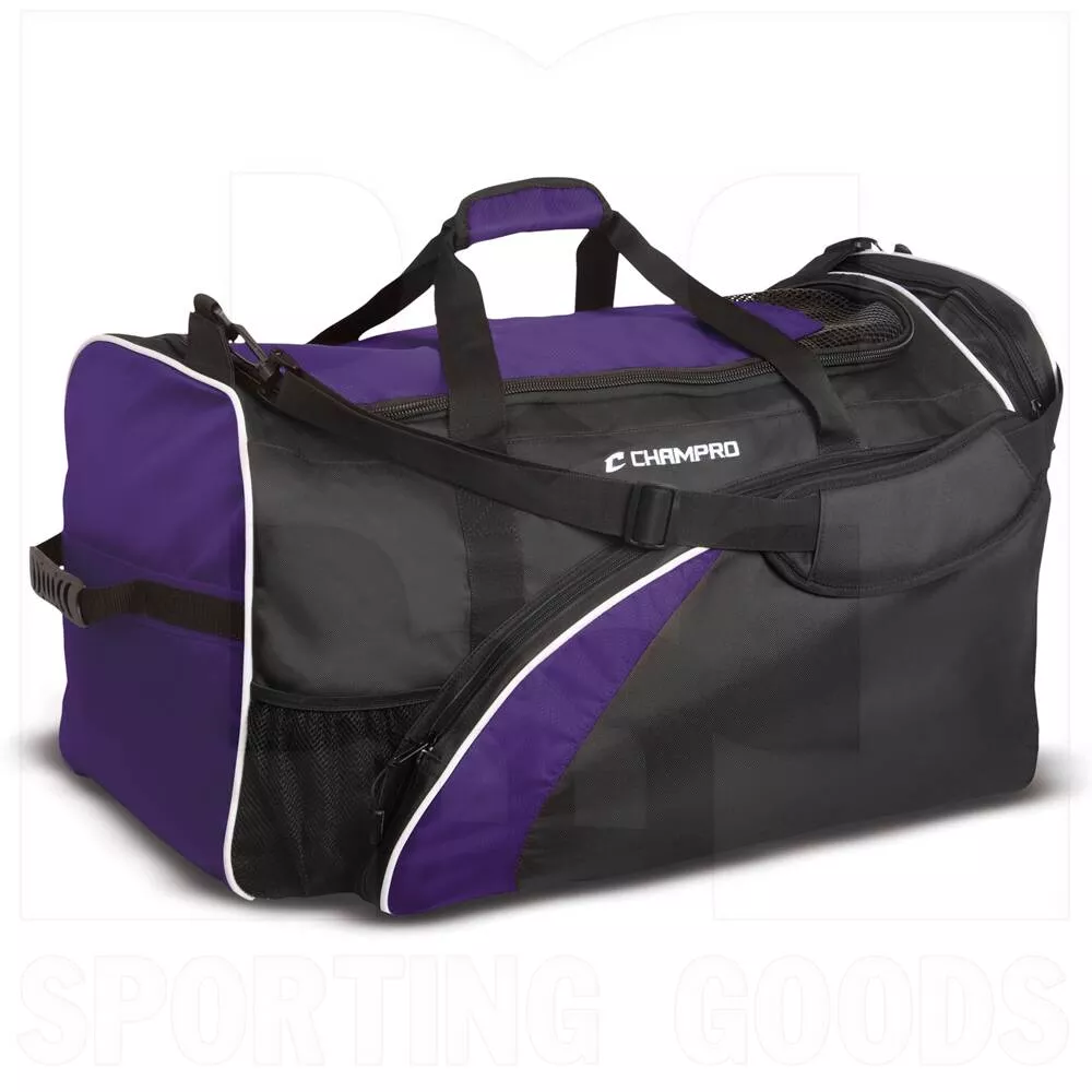 Champro Varsity Football Equipment Bag Purple