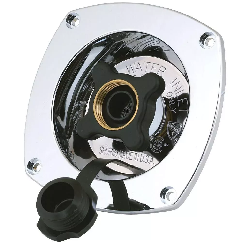 Chromed ABS Plastic City Water Entry - Chrome
