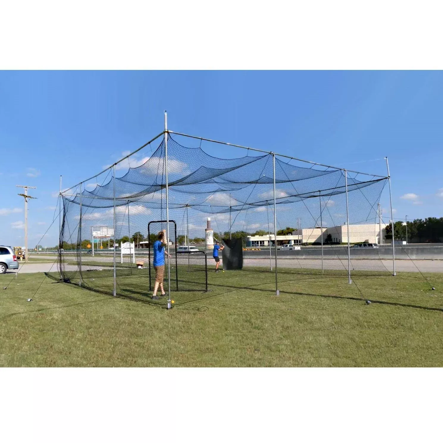 Cimarron Diamond Deluxe Batting Cage 32’x 32’x 12′ #24 Poly