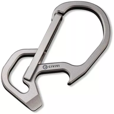 Civivi Click Gray Titanium Carabiner Multi-Tool