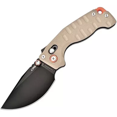 CJRB Doubletap Tan G10 Recoil Lock Knife